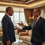 dans le salon d'honneur de l'aéroport international houari-boumediene, le président de la république engage un dialogue stratégique avec son homologue libanais, soulignant l'importance des relations bilatérales et les enjeux régionaux.