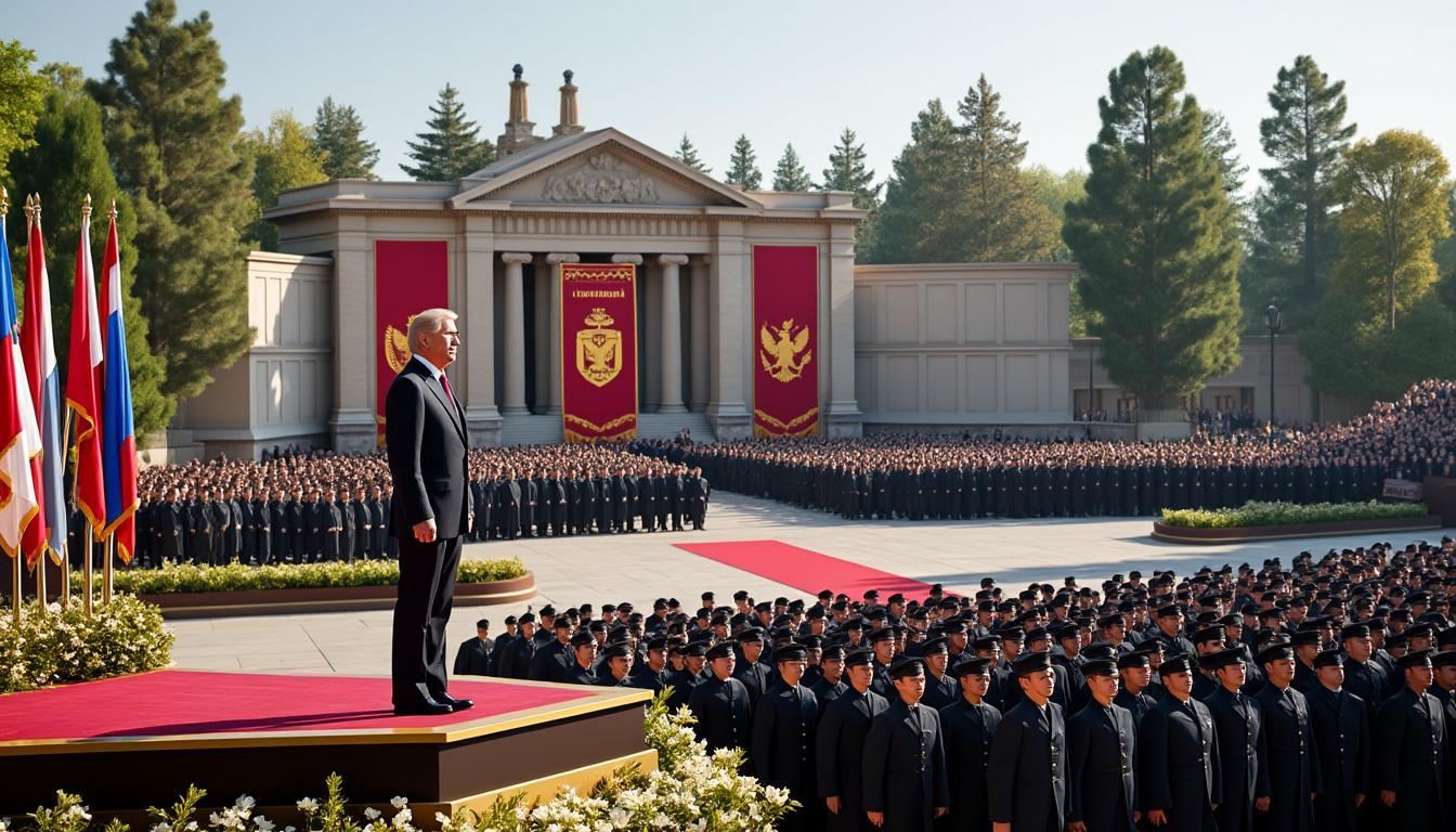 assistez à la cérémonie annuelle de graduation des promotions à l'académie militaire de cherchell, où le président de la république honorera de sa présence les futurs officiers. un événement marquant célébrant l'engagement et le dévouement des nouvelles recrues.