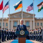assistez à la cérémonie mémorable où le président de la république rend hommage aux officiers de l'anp en leur remettant des grades et des médailles pour leur bravoure et leur dévouement. un moment de reconnaissance et d'engagement pour les forces armées.
