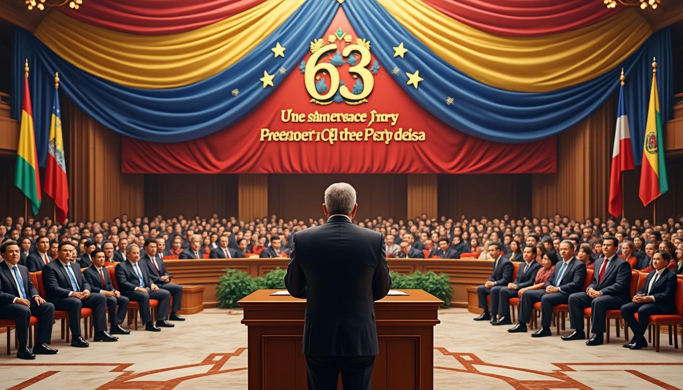 dans un discours solennel, le président de la république célèbre le 63e anniversaire de l'indépendance, rappelant l'importance de l'unité nationale et des valeurs chères à notre pays. cette allocution historique vise à inspirer et mobiliser les citoyens autour d'un avenir commun.