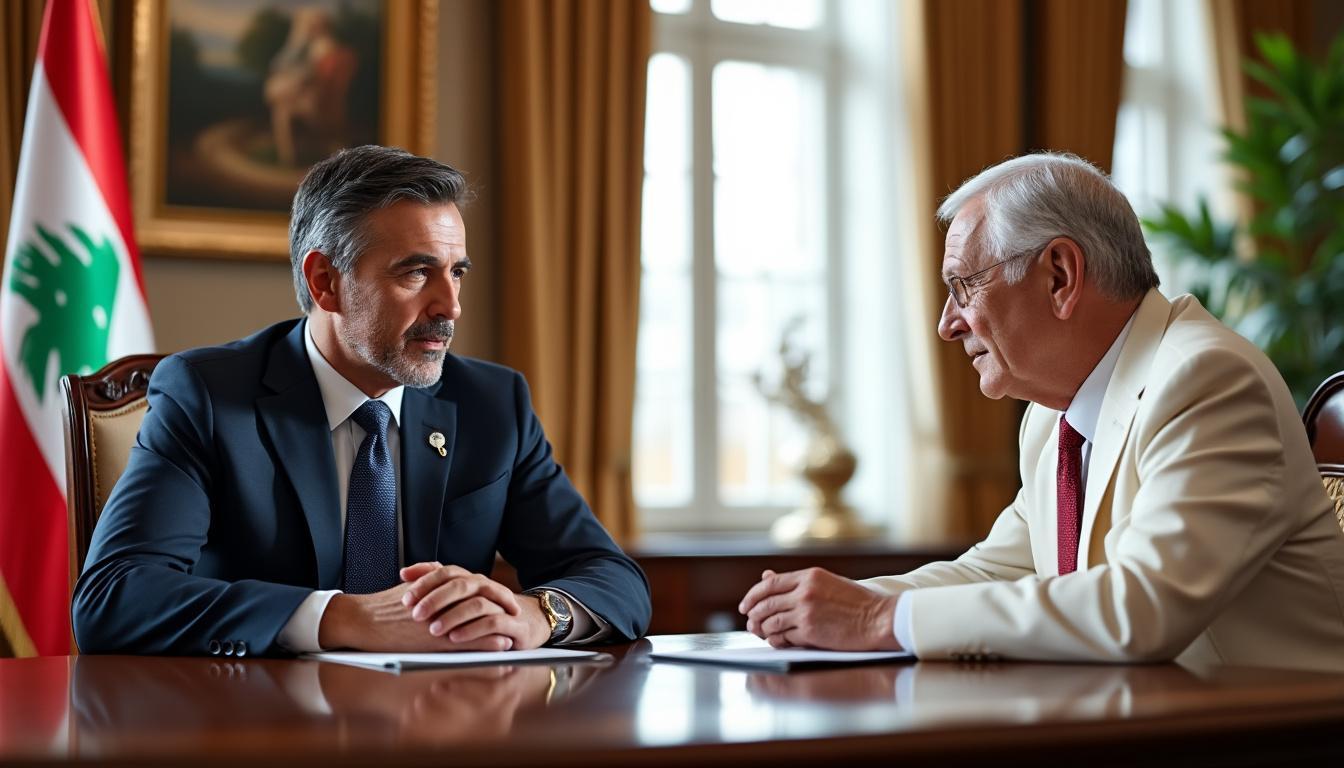 assistez à une rencontre exclusive entre le président de la république et son homologue libanais, marquée par des discussions stratégiques et diplomatiques visant à renforcer les relations entre la france et le liban. une occasion unique de comprendre les enjeux politiques et économiques en jeu.