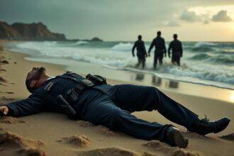 un brigadier de police courageux a tragiquement perdu la vie en tentant de sauver trois personnes sur une plage de mostaganem. découvrez l'histoire héroïque de ce brave homme qui a sacrifié sa vie pour protéger celles des autres.