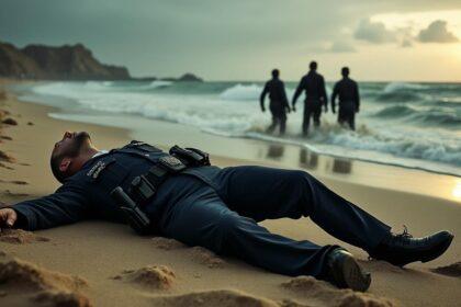 un brigadier de police courageux a tragiquement perdu la vie en tentant de sauver trois personnes sur une plage de mostaganem. découvrez l'histoire héroïque de ce brave homme qui a sacrifié sa vie pour protéger celles des autres.