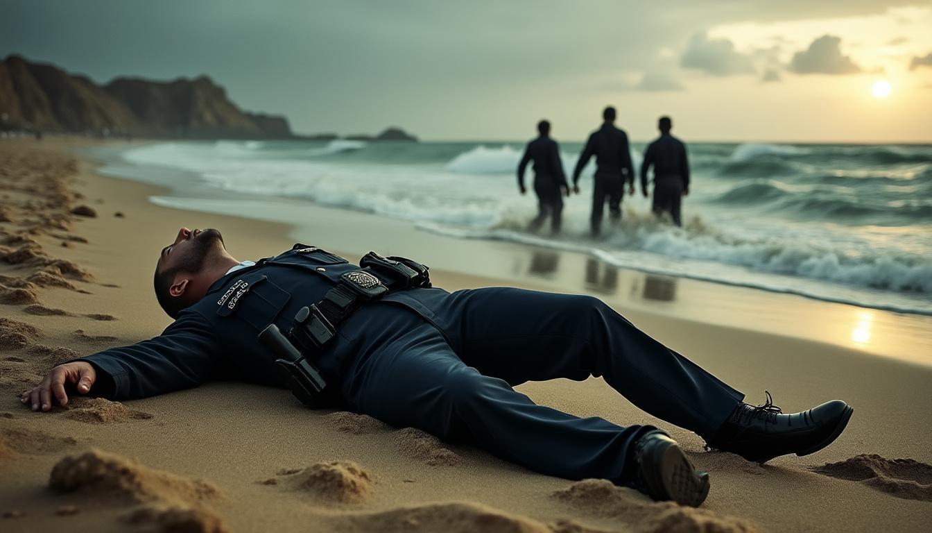 un brigadier de police courageux a tragiquement perdu la vie en tentant de sauver trois personnes sur une plage de mostaganem. découvrez l'histoire héroïque de ce brave homme qui a sacrifié sa vie pour protéger celles des autres.