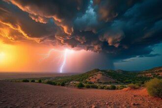 découvrez les prévisions météorologiques pour les prochaines semaines avec des chaleurs intenses et des orages prévus dans plusieurs wilayas. restez informé sur les conditions climatiques et préparez-vous à faire face à ces phénomènes naturels.
