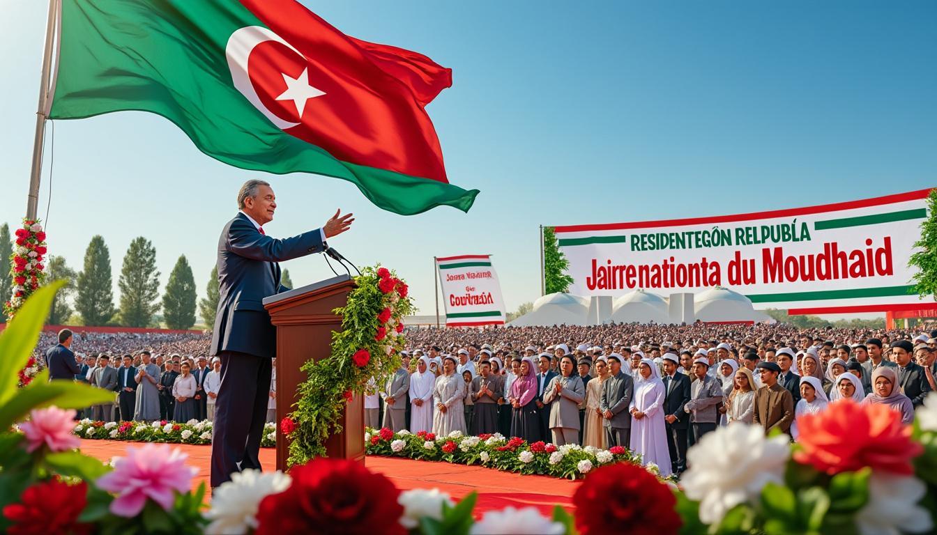 découvrez le discours inspirant du président de la république à l'occasion de la journée nationale du moudjahid, un hommage vibrant au courage et au sacrifice des héros de l'indépendance.