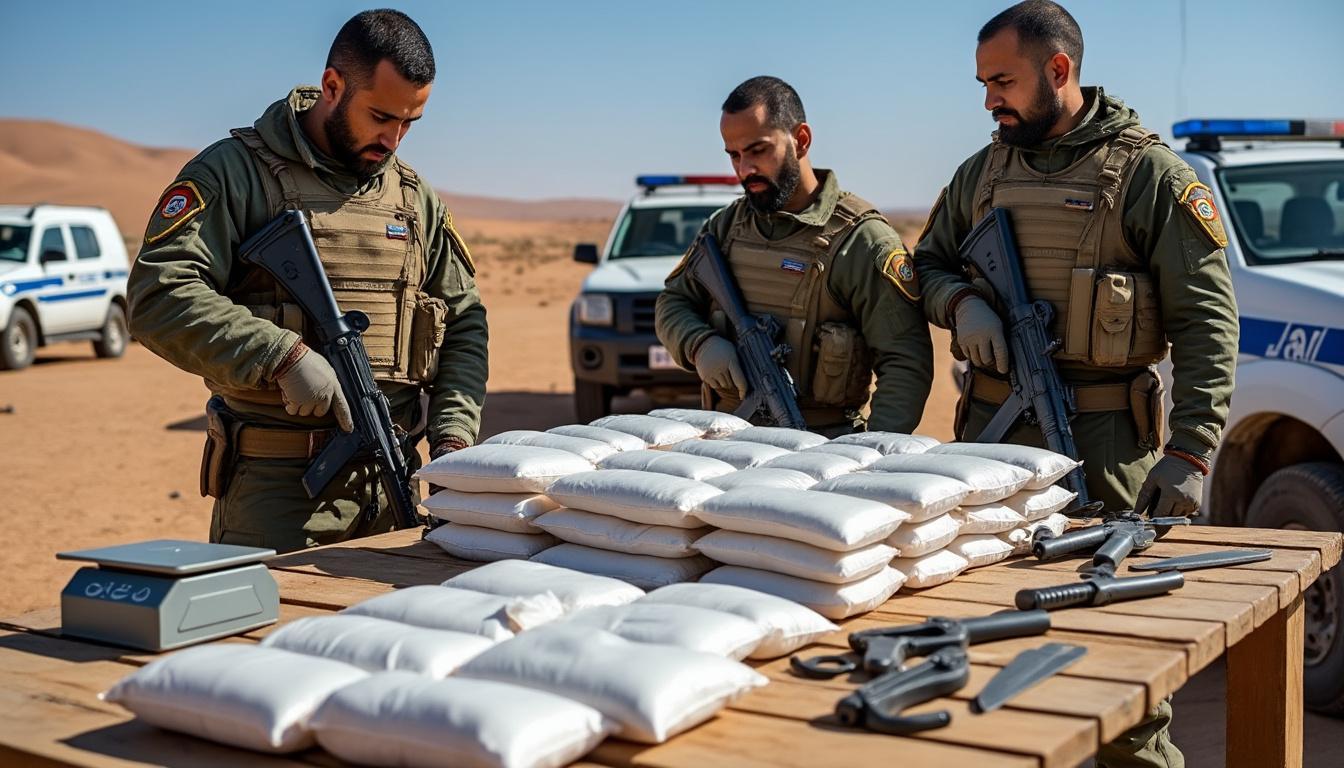 découvrez comment les autorités de laghouat ont intercepté 48 kilogrammes de cocaïne, dévoilant ainsi un important réseau de trafic de drogue. cette opération illustre les efforts continus pour lutter contre le narcotrafic et garantir la sécurité de la région.
