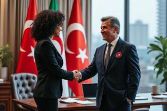 le ministre turc de l'énergie a reçu l'ambassadeur d'algérie à ankara, soulignant l'importance des relations bilatérales dans le secteur énergétique. cette rencontre ouvre la voie à de nouvelles collaborations et échanges entre les deux pays.