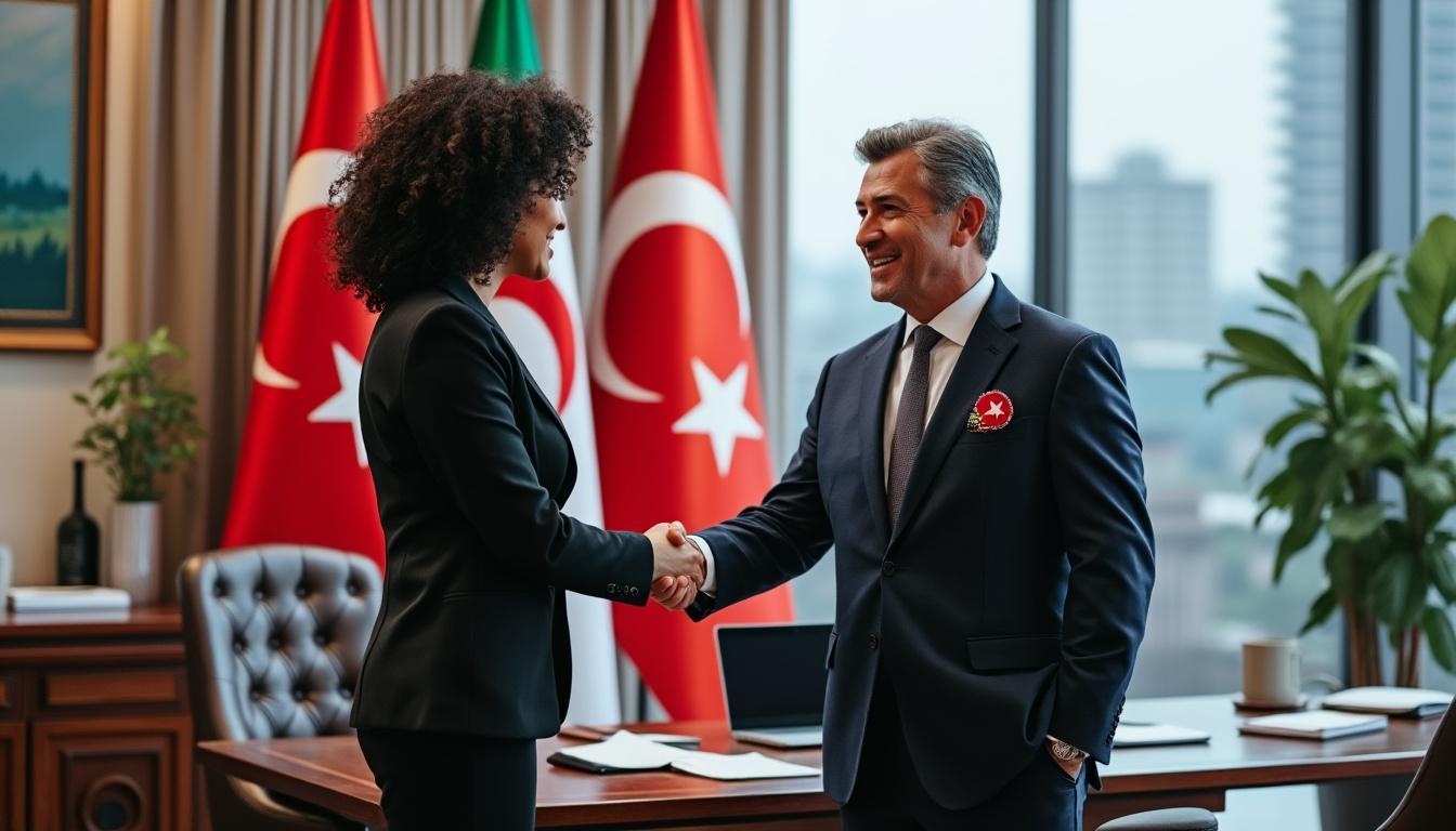 le ministre turc de l'énergie a reçu l'ambassadeur d'algérie à ankara, soulignant l'importance des relations bilatérales dans le secteur énergétique. cette rencontre ouvre la voie à de nouvelles collaborations et échanges entre les deux pays.