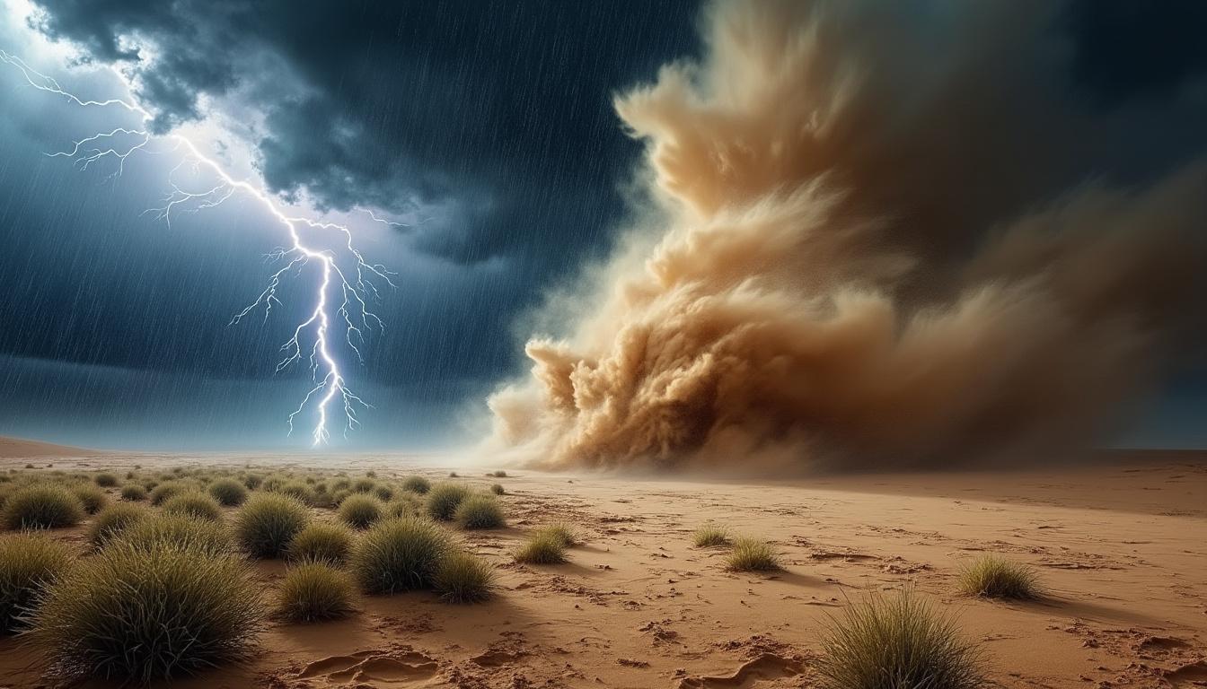découvrez les prévisions météo du jour : des orages sont attendus dans certaines wilayas, tandis que d'autres régions feront face à des tempêtes de sable. restez informés sur les conditions météorologiques actuelles et les recommandations de sécurité.