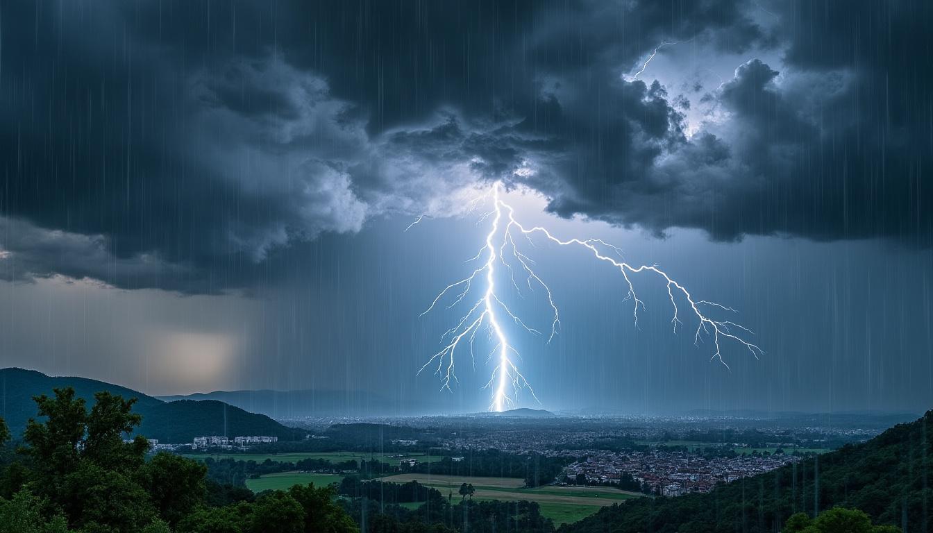 découvrez les prévisions météo du jour : de violents orages sont attendus dans plusieurs wilayas. restez informé des alertes et conseils de sécurité pour mieux vous préparer.