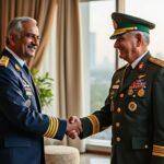 le général saïd chanegriha a accueilli le chef d'etat-major de l'armée de terre indienne lors d'une rencontre de haut niveau visant à renforcer la coopération militaire entre l'algérie et l'inde.