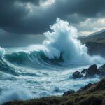 découvrez les conditions impressionnantes de ce dimanche avec une tempête marine : des vagues spectaculaires et de fortes rafales de vent attendues sur les côtes. restez informé de l'évolution de la situation météorologique.