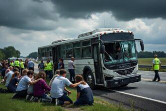 un accident de bus tragique a provoqué une vague d'émotion à l'échelle nationale. en signe d'hommage aux victimes, le président de la république a décrété un jour de deuil national.