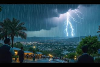 restez informé : de fortes pluies et des orages sont attendus dans plusieurs wilayas. consultez les dernières alertes météo pour votre sécurité.