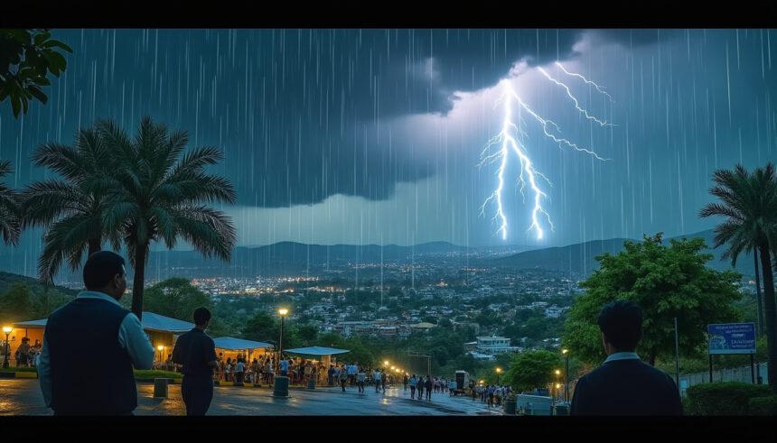 restez informé : de fortes pluies et des orages sont attendus dans plusieurs wilayas. consultez les dernières alertes météo pour votre sécurité.