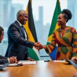 le premier ministre par intérim reçoit le ministre sud-africain du commerce, de l’industrie et de la concurrence lors d’une rencontre clé visant à renforcer la coopération économique et à discuter de partenariats stratégiques entre les deux pays.