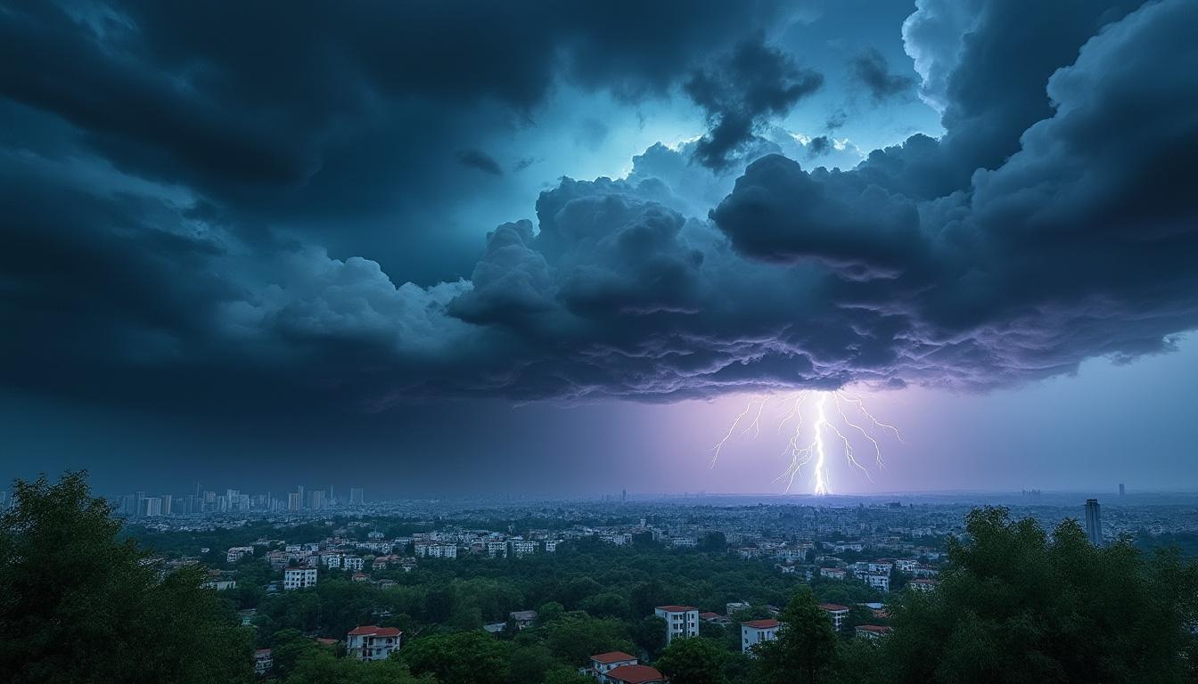 soyez informés des dernières alertes météo : de violents orages sont attendus ce jeudi dans plusieurs wilayas. découvrez les prévisions détaillées et les conseils de sécurité pour vous protéger.