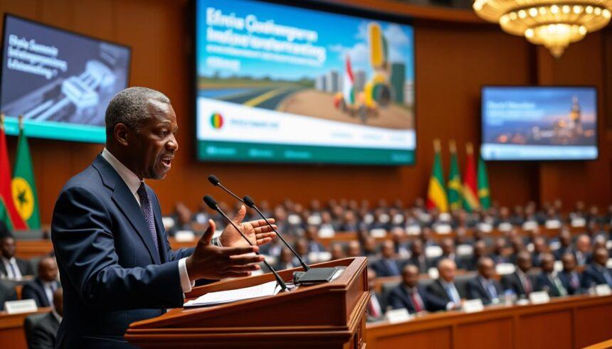 découvrez l'allocution du président de la république, présentée par m. azouz nasri, lors du 3e sommet sur le financement des infrastructures pour le développement en afrique : enjeux, perspectives et engagements en faveur d'une croissance durable.