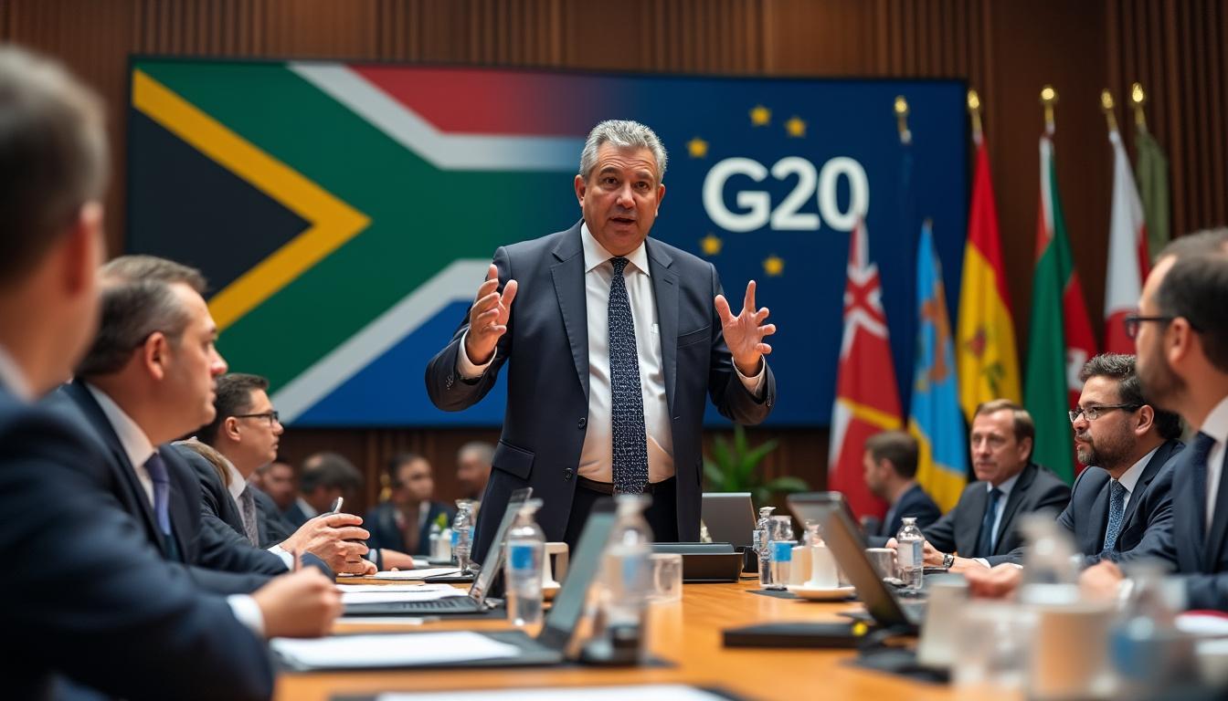 découvrez comment le ministre de l'intérieur sud-africain participe activement aux discussions du g20, en mettant l'accent sur la prévention des catastrophes et la coopération internationale pour renforcer la résilience face aux risques majeurs.