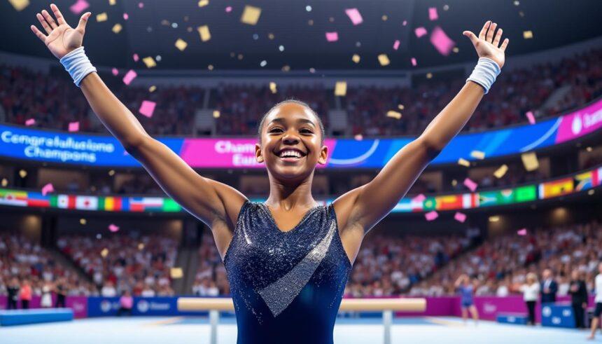 kaylia nemour remporte la médaille d'or en gymnastique aux championnats du monde 2025. découvrez son exploit historique et les temps forts de cette compétition internationale.