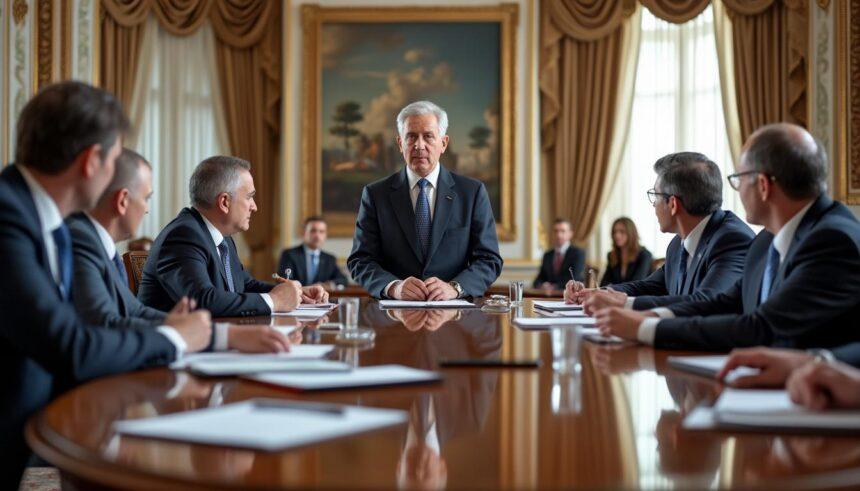 découvrez comment le chef de l'état préside la réunion du conseil des ministres, en abordant les grandes décisions et les sujets majeurs de l'action gouvernementale.