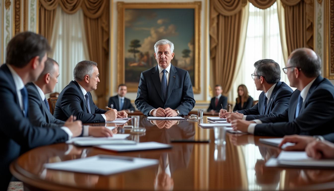 découvrez comment le chef de l'état préside la réunion du conseil des ministres, en abordant les grandes décisions et les sujets majeurs de l'action gouvernementale.