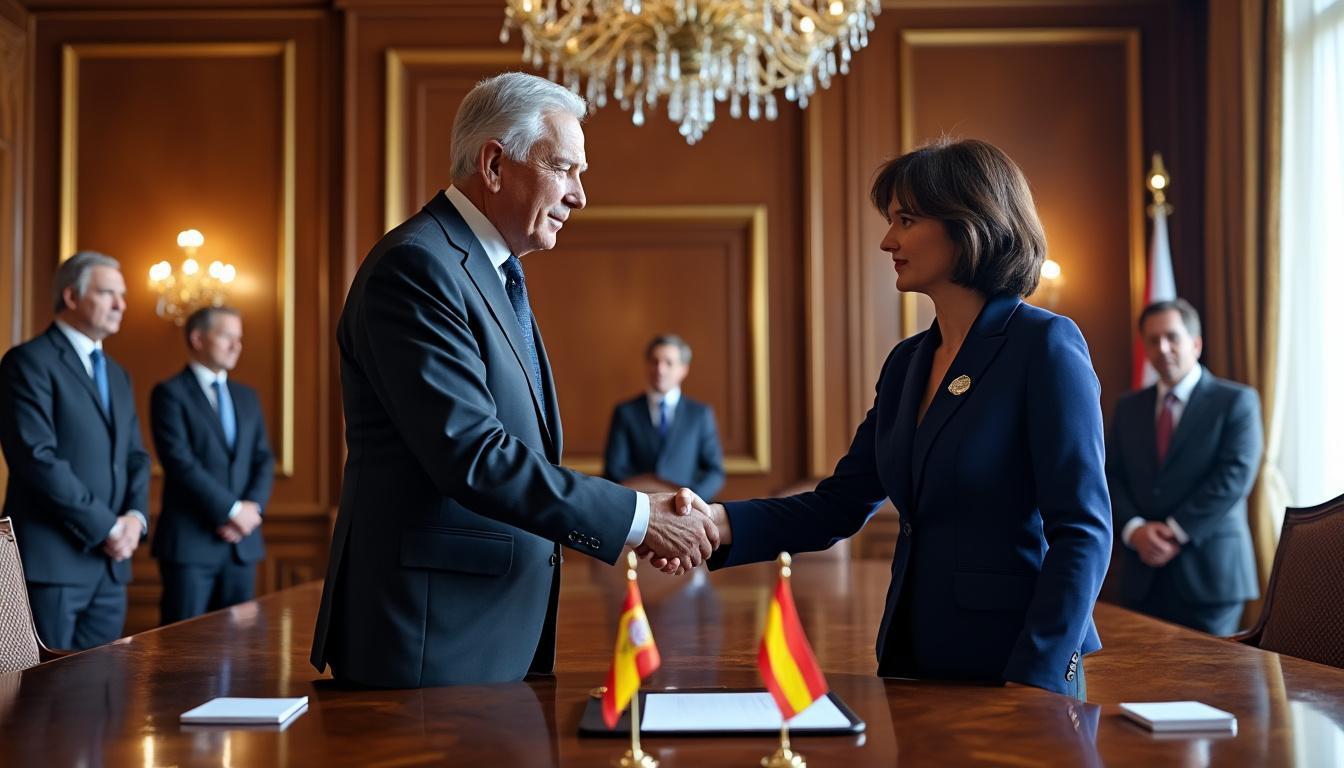 le président reçoit le ministre espagnol de l'intérieur afin d'aborder des discussions clés sur la coopération bilatérale, la sécurité et les enjeux régionaux.
