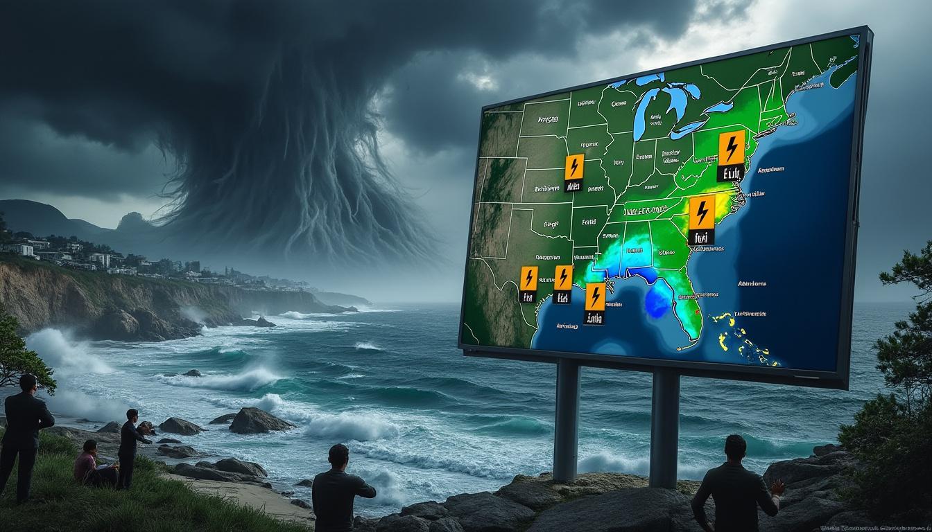 découvrez les prévisions météorologiques à venir et restez informé sur les tempêtes annoncées dans certaines régions. protégez-vous en consultant nos alertes météo et nos conseils de sécurité.