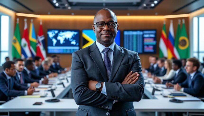 à johannesburg, le premier ministre, porte-voix du président, joue un rôle clé en s'engageant activement dans les discussions du g20 pour représenter les intérêts de la république.