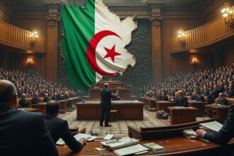 analyse des tensions politiques en algérie soulignant l'exacerbation des positions de certains partis, la défaillance politique et les atteintes à la constitution.