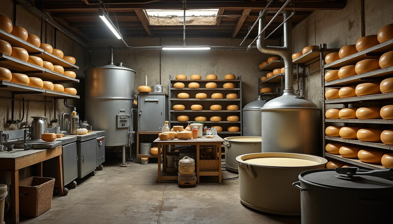 découvrez le démantèlement d’un atelier clandestin de fabrication de fromage à alger, une opération visant à garantir la sécurité alimentaire et la santé publique.