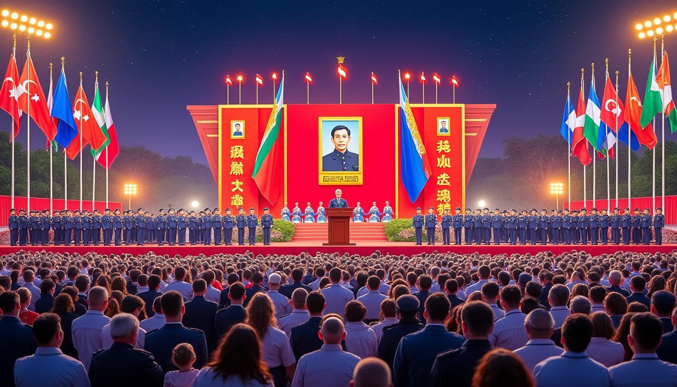 découvrez la célébration du 71e anniversaire de la glorieuse révolution de liberté, un événement historique honoré au cercle national de l'armée sous la présidence du président de la république. revivez ce moment emblématique de mémoire et de fierté nationale.