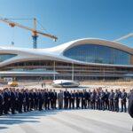 le président de la république inaugure à constantine la construction d'un vaste complexe sportif innovant, symbolisant un nouvel élan pour le sport et le développement régional.