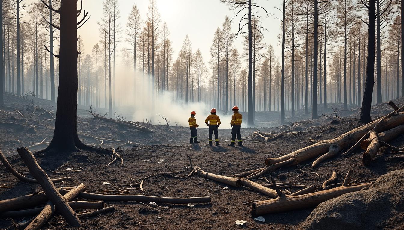 incendies de forêt à tipaza : la protection civile informe que tous les foyers ont été maîtrisés, assurant la sécurité et la protection de la région.