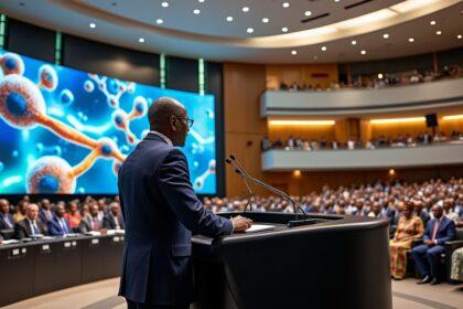 le premier ministre inaugure la conférence ministérielle africaine, mettant l'accent sur le renforcement de la production locale de médicaments pour améliorer la santé et l'autonomie pharmaceutique en afrique.