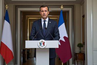 découvrez la communication officielle adressée par le chef de l’état français, en provenance de l’émir du qatar, soulignant les relations diplomatiques entre les deux nations.