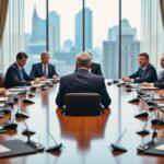 le président de la république préside une réunion cruciale du conseil des ministres pour discuter des décisions stratégiques majeures.