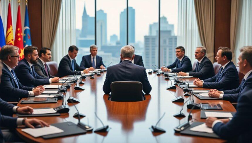 le président de la république préside une réunion cruciale du conseil des ministres pour discuter des décisions stratégiques majeures.