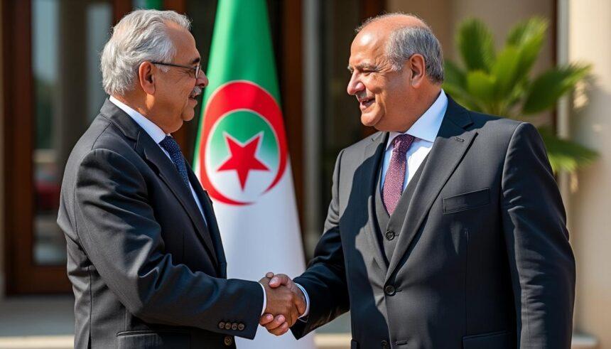 le président de la république reçoit le recteur de djamaâ el djazaïr lors d'une rencontre présidentielle pour discuter de collaborations et projets d'intérêt national.