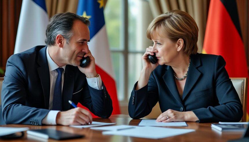 le président français a eu un entretien téléphonique constructif avec son homologue allemand, abordant des sujets clés pour renforcer la coopération entre les deux pays.