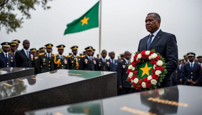 le président somalien rend hommage solennel aux martyrs de la guerre de libération, honorant leur courage et leur sacrifice pour la liberté du pays.