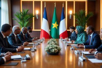 découvrez les échanges approfondis entre les délégations officielles france-somalie visant à renforcer la coopération bilatérale lors des discussions présidentielles.