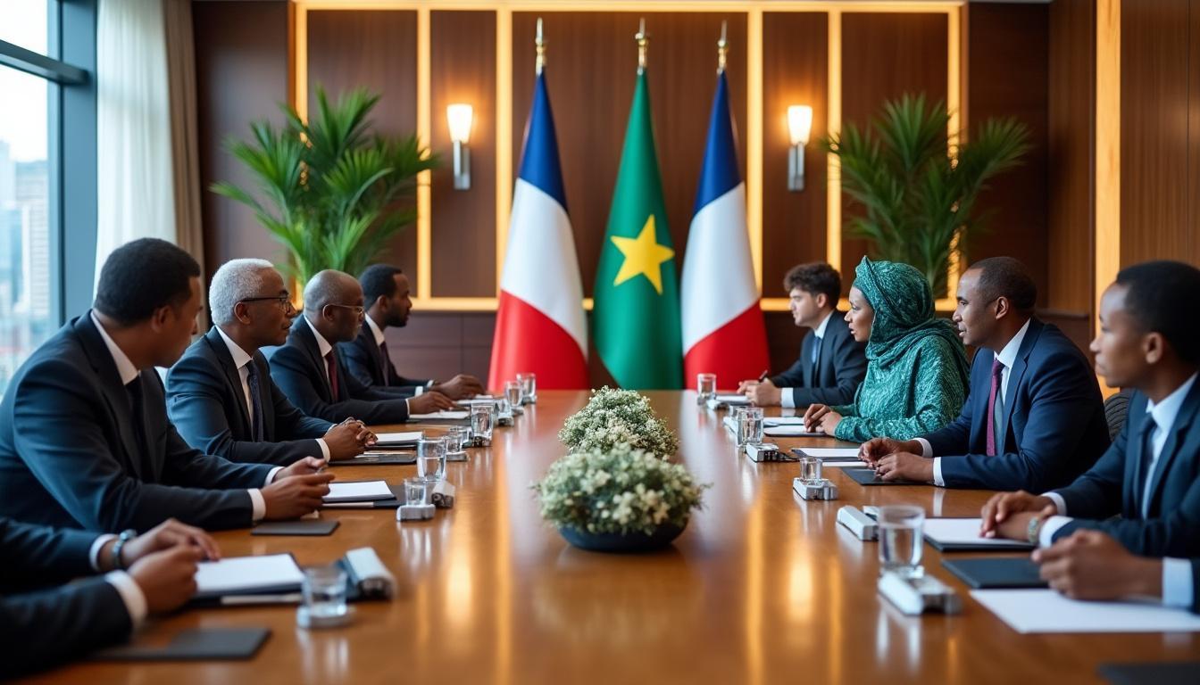 découvrez les échanges approfondis entre les délégations officielles france-somalie visant à renforcer la coopération bilatérale lors des discussions présidentielles.