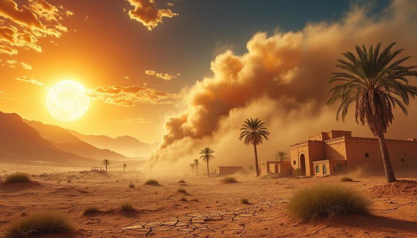 prévisions météo : des vagues de chaleur intenses accompagnées de rafales puissantes attendues dans plusieurs wilayas. restez informés et prenez vos précautions.