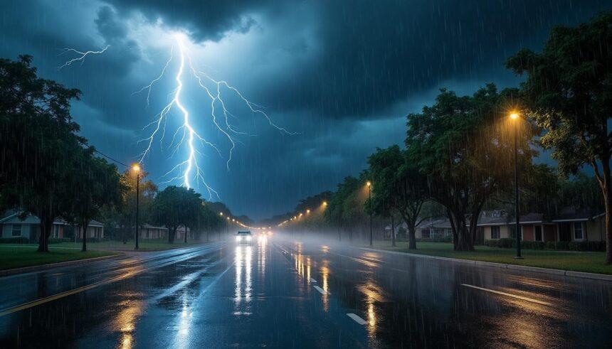 préparez-vous pour une météo agitée ce mardi avec de violents orages et de fortes averses prévues tout au long de la journée. restez informé et prenez vos précautions.