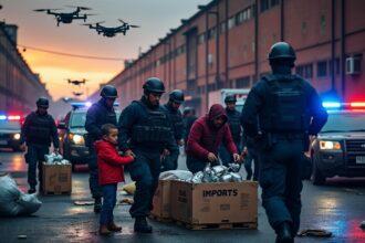 découvrez comment les forces de l'ordre ont mené à bien une opération majeure, démantelant un vaste réseau criminel impliqué dans le trafic de migrants et de stupéfiants, renforçant ainsi la sécurité et la justice.
