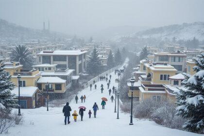 prévisions météo : des chutes de neige sont attendues ce mercredi sur plusieurs wilayas, préparez-vous aux conditions hivernales et restez informés des mises à jour.