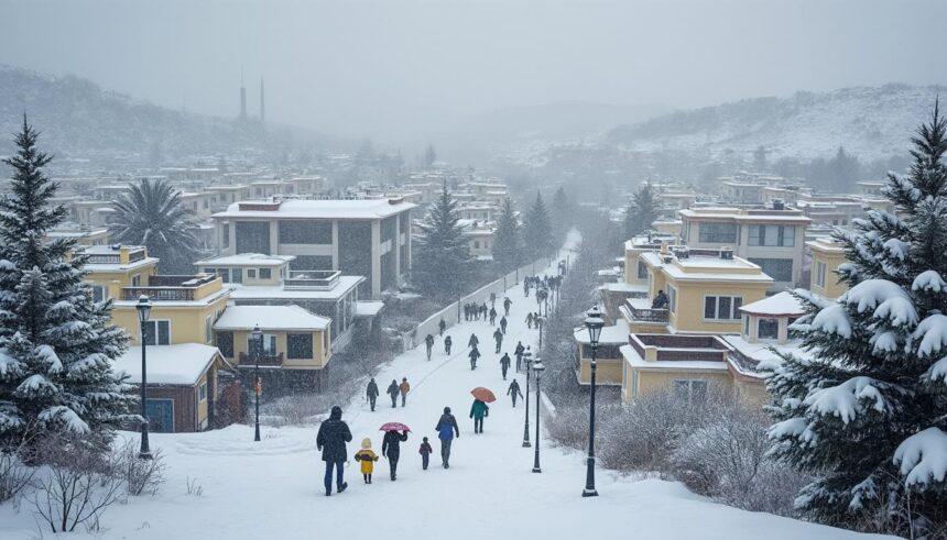 prévisions météo : des chutes de neige sont attendues ce mercredi sur plusieurs wilayas, préparez-vous aux conditions hivernales et restez informés des mises à jour.