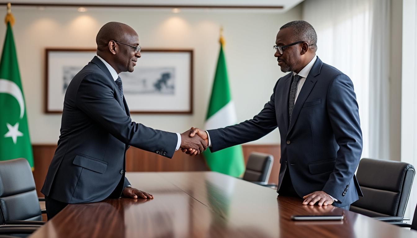 découvrez les détails de la rencontre officielle entre le président de la république et le président du groupe de la banque africaine de développement, axée sur la coopération économique et les projets de développement en afrique.